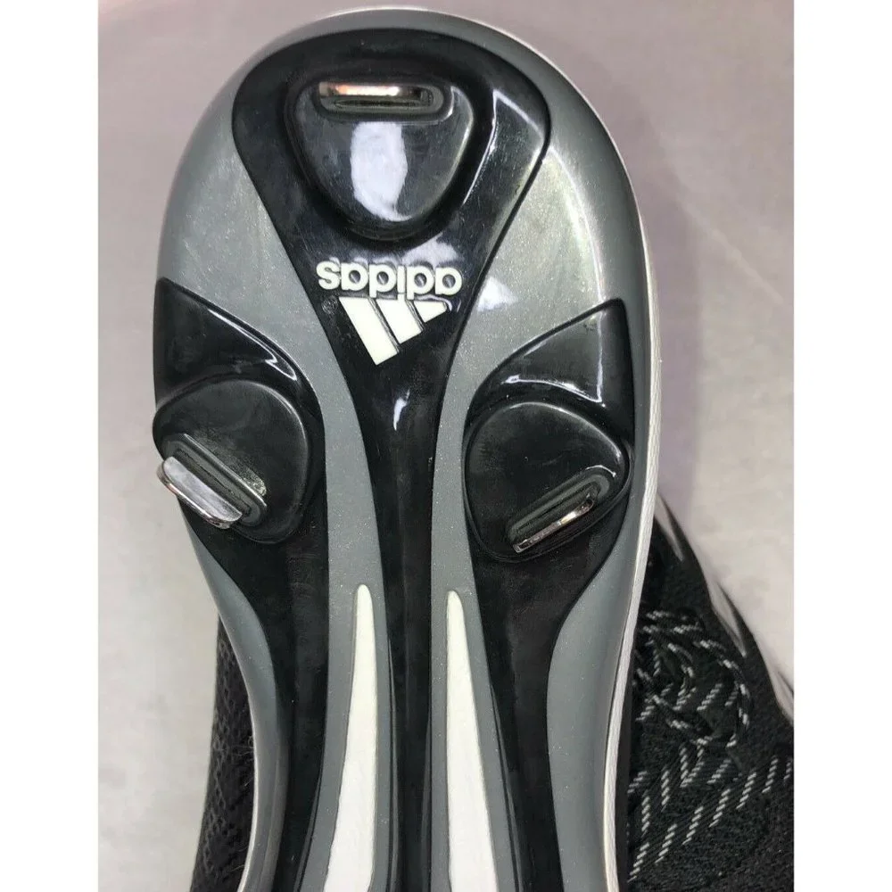Mens Adidas PowerAlley 5 Men's Baseball Cleats Size 14 US Black Metal B39181 New